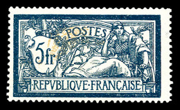 ** N°123c, 5F Merson, Centre Deplacé. TTB (certificat)   Qualité: **   Cote: 575 Euros - Unused Stamps