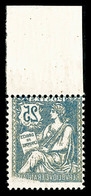 ** N°127a, 25c Mouchon, Impression Rectoverso, Bdf, SUP (certificat)   Qualité: **   Cote: 650 Euros - Unused Stamps