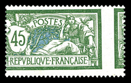 ** N°143j, 45c Merson, Piquage à Cheval. TTB   Qualité: **   Cote: 340 Euros - Unused Stamps