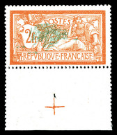 ** N°145a, 2F Merson, Double Teinte De Fond, Bdf Avec Croix De Repère. TTB(certificat)   Qualité: **   Cote: 850 Euros - Unused Stamps