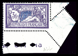 * N°206, Merson 3F: Piquage Oblique Par Pliage Cdf Numéroté, TTB   Qualité: * - Unused Stamps