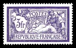 ** N°206a, 3f Merson, Sans Teinte De Fond, Très Bon Centrage. SUP. R.R. (certificat)   Qualité: **   Cote: 2550 Euros - Unused Stamps