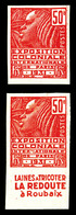 * N°272c/d, 50c Fachi, 1 Ex Non Dentelé + 1ex Avec Bande Pub Non Dentelé. TTB   Qualité: *   Cote: 290 Euros - Unused Stamps