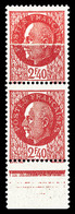 ** N°519, 2F40 Pétain, Impression Sur Raccord En Paire Bdf. TB   Qualité: ** - Unused Stamps