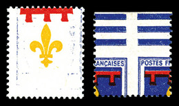 ** N°574a, 15f Provence, Couleur Bleue Absente + Ex Piquage à Cheval Bdf*. TTB (signé Calves)   Qualité: ** - Nuovi