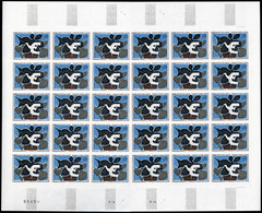 ** N°1319/22, Série Tableaux De 1961 En Feuilles Complètes De 25 Exemplaires Non Dentelés, R.R.R, SUP (certificat)   Qua - Unclassified