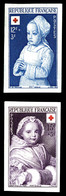 ** N°914/15, Paire Croix Rouge De 1951, Essais Multicolore. TB   Qualité: **   Cote: 400 Euros - Other & Unclassified