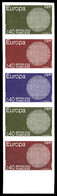 ** N°1637, 40c Europa, 5 Exemplaires De Couleurs Différentes. TB   Qualité: **   Cote: 625 Euros - Other & Unclassified