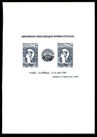 (*) N°2216/17, Philexfrance 1982, épreuve Collective En Noir. TTB   Qualité: (*)   Cote: 425 Euros - Prove Di Lusso