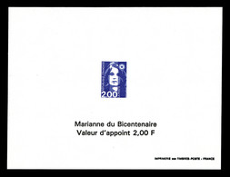 ** N°2906, 2F Briat, épreuve Sur Papier Gommé. TB   Qualité: ** - Luxury Proofs