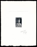 (*) N°473A, NON EMIS, 1f Pétain Dans Son Uniforme De 19141918, épreuve En Noir, 3 Pièces Connues. SUP. R.R. (certificat) - Prove D'artista