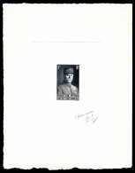 (*) N°473A, NON EMIS, 1f Pétain Dans Son Uniforme De 19141918, épreuve En Noir, 3 Pièces Connues. SUP. R.R. (certificat) - Artist Proofs
