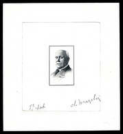 (*) N°525, Pétain Sans Le Fond  Epreuve D'artiste 1er état Signée Mazelin. RARE (certificat)   Qualité: (*) - Artist Proofs