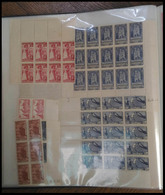 ** 1927/1970: Lot De Feuilles Ou Fragments De Feuilles Contenu Dans 1 Classeur, Tous TB   Qualité: **   Cote: 7394 Euros - Collections