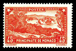 * MONACO, N°123d, 45c ROUGE BRIQUE, TTB (signé Calves/certificat)   Qualité: *   Cote: 550 Euros - Altri & Non Classificati