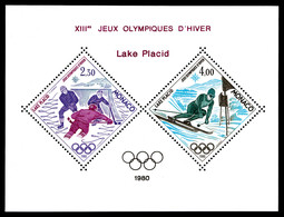 ** MONACO, Blocs Spéciaux, N°12, J.O Lake Placid, TB   Qualité: **   Cote: 385 Euros - Blocks & Sheetlets