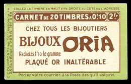 ** ALGERIE, Carnets, N°1, Série 49, ORIA Et Dr FRANCK. TB   Qualité: **   Cote: 375 Euros - Ungebraucht