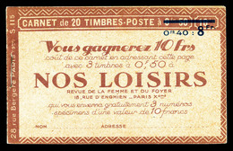 ** ALGERIE, Carnets, N°9, Série 115, NOS LOISIRS Et REINE DES MONTRES. TB   Qualité: **   Cote: 425 Euros - Unused Stamps