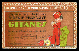 ** ALGERIE, Carnets, N°14, Série 218, GITANES Et EU, Décalques. B/TB   Qualité: **   Cote: 575 Euros - Unused Stamps