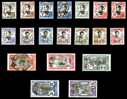 * CANTON, N°50/66, Série De 1908 Surchargée Canton (52, 54, 59 à 62 Obl).TB   Qualité: *   Cote: 360 Euros - Unused Stamps