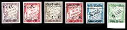 * COTE D IVOIRE, Colis Postaux, N°12/17, Série Complète De 1904. TB (certificat)   Qualité: *   Cote: 850 Euros - Unused Stamps