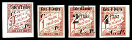 * COTE D IVOIRE, Colis Postaux, N°18/21, Les 4 Valeurs TB (certificat)   Qualité: *   Cote: 880 Euros - Unused Stamps