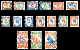 * COTE DES SOMALIS, N°37/52, Série De 1902, Les 16 Valeurs TB   Qualité: *   Cote: 330 Euros - Used Stamps