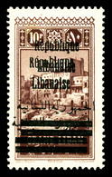 ** GRAND LIBAN, N°108b, 10 Pi Brunlilas, Double Surcharge. SUP   Qualité: **   Cote: 260 Euros - Unused Stamps