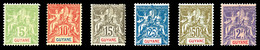 * GUYANE, N°43/48, Série De 1900. TB   Qualité: *   Cote: 400 Euros - Used Stamps