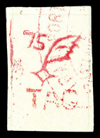 (*) GUYANE, Poste Aérienne, N°2, 75c Rouge, Très Jolie Pièce. SUP (signé Calves/certificat)   Qualité: (*)   Cote: 1800  - Used Stamps