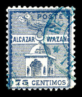 O MAROC POSTES LOCALES, N°13, 75c Bleugris, SUP (certificat)   Qualité: O   Cote: 550 Euros - Lokale Post