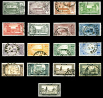 O MAROC BUREAUX Français, N°63/79, Série De 1917, Les 17 Val TB   Qualité: O   Cote: 215 Euros - Used Stamps