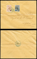 O OBOCK, N°53a/54b, Moitiés Du 20c Et Du 25c (droite) Sur Lettre Du 20 Nov 1901. TB (certificat)   Qualité: O   Cote: 80 - Used Stamps