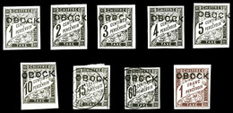 * OBOCK, Taxe, N° 5 à 10 * +11 Et 15 Obl + 16*, Les 9 Valeurs TB   Qualité: *   Cote: 671 Euros - Used Stamps