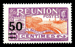 * REUNION, N°123A, 50 S 45c Violet Sur Orange. TB   Qualité: *   Cote: 350 Euros - Nuovi