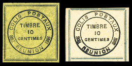 ** REUNION, Colis Postaux, N°1/2, Les 2 Valeurs TTB   Qualité: ** - Unused Stamps
