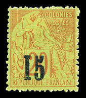 * SENEGAL, N°5i, Surchargé De 1887, Type X. TB   Qualité: *   Cote: 310 Euros - Oblitérés