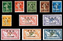 * SYRIE, N°57/67, Série Complète, Les 11 Valeurs TB   Qualité: *   Cote: 200 Euros - Used Stamps