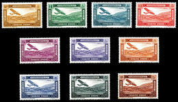 * SYRIE, Poste Aérienne, N°60/69, Série De 1934, Les 10 Valeurs TB   Qualité: *   Cote: 265 Euros - Used Stamps