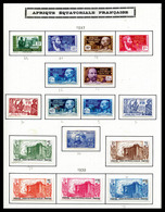 COLONIES FRANCAISES, Collection En 1 Volume Essentiellement Neuf Comprenant: AEF, AOF, Alaouite, Alexandrette, Alexandri - Collections