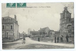 Montjavoult - La Place Et L'Eglise - Montjavoult