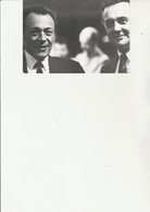 ELECTIONS LEGISLATIVES 1988 - REUNION DE TRAVAIL JEAN MACHURAT AVEC MICHEL ROCARD -CARTE NON PUBLIEE - - Parteien & Wahlen
