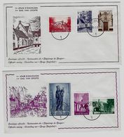 Belgie - Belgique 946/51 FDC - Begijnhof Brugge - 1951-1960