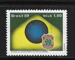 BRESIL 1989 POLICE  YVERT N°1938 NEUF MNH** - Police - Gendarmerie