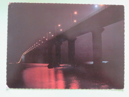 Sweden 2016 Postcard ""Europas Langsta Bro - Bridge By Night"" Unused - Lettres & Documents