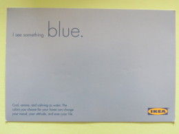 Sweden 2016 Unused Postcard ""Blue - Ikea"" - Brieven En Documenten