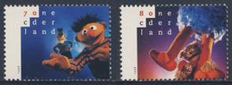 Nederland Netherlands Pays Bas 1996 Mi 1588 /9 ** Sesame Street - Children's Television Programme / Sesamstraat - Marionnetten