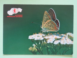 Czech Rep. 2016 Unused Postcard ""butterfly"" - Brieven En Documenten