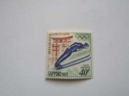 JO273   40F   Olympique Sapporo Olympic 1972  Gabon  MNH   Mi 454  YT A122 - Winter 1972: Sapporo