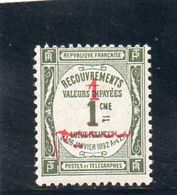 MAROC 1911 * - Timbres-taxe
